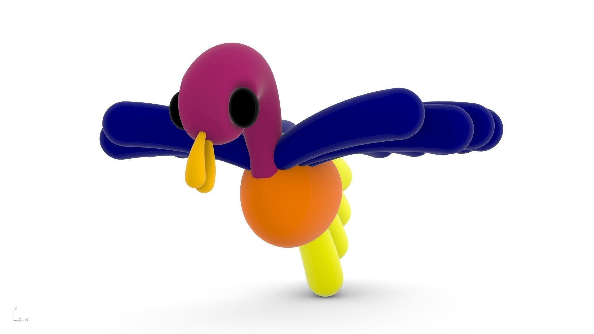 bird toy stl verified 3D print model_13