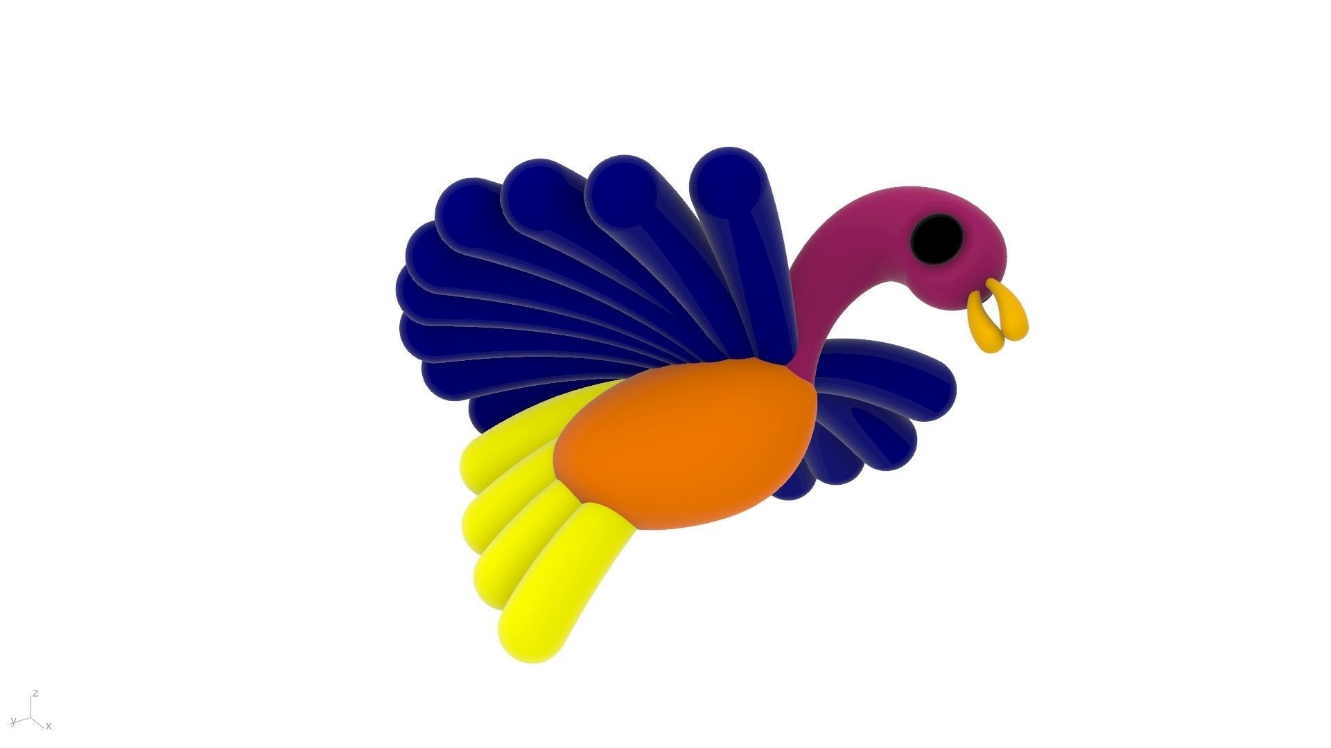 bird toy stl verified 3D print model_8