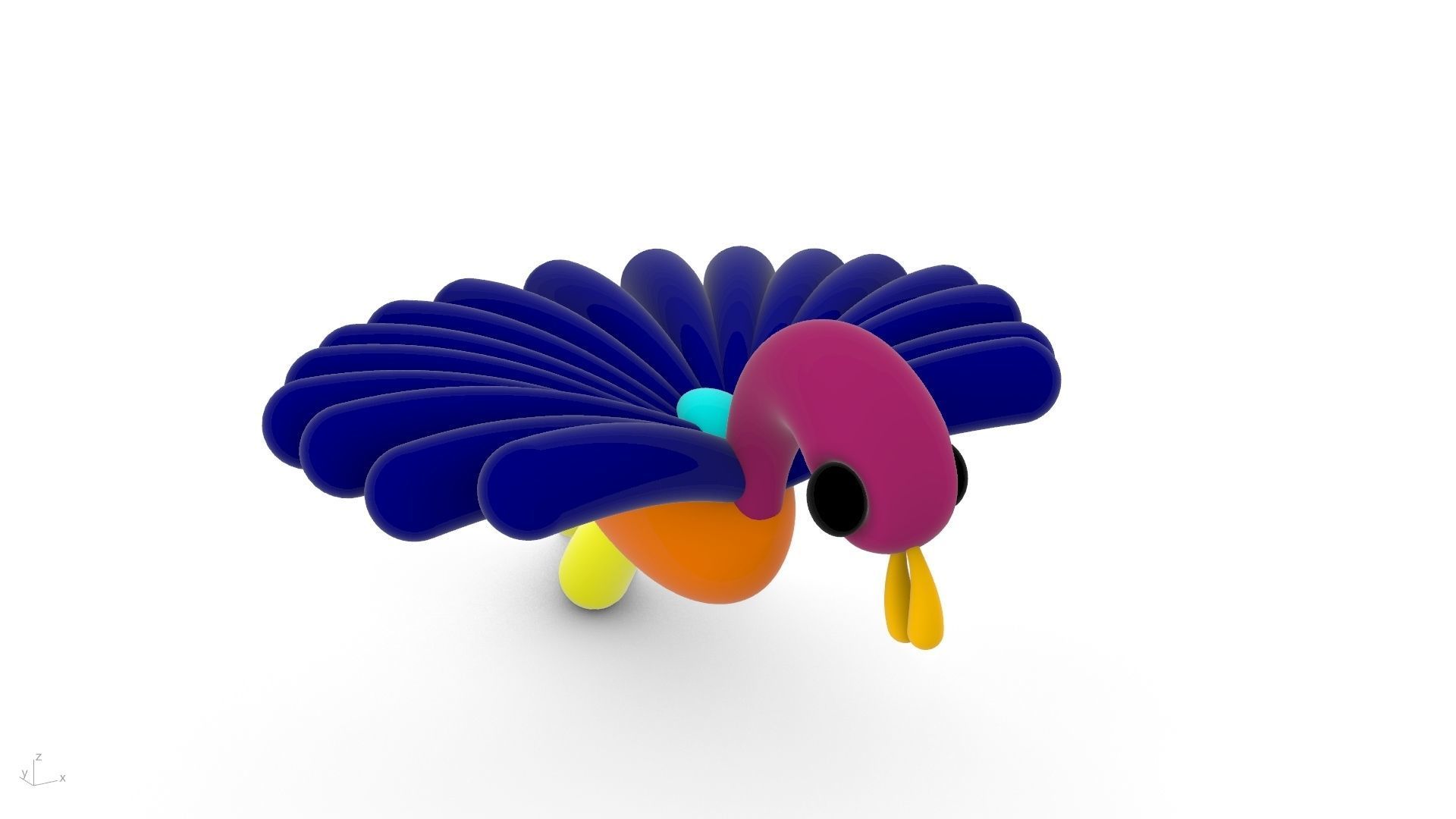 bird toy stl verified 3D print model_15
