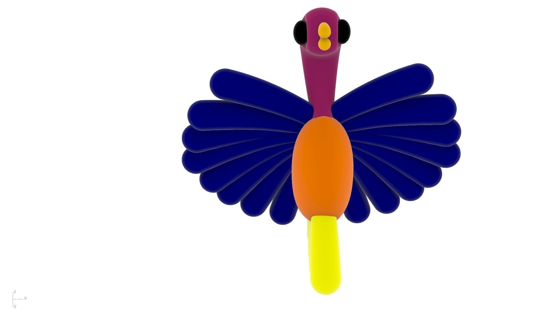 bird toy stl verified 3D print model_7