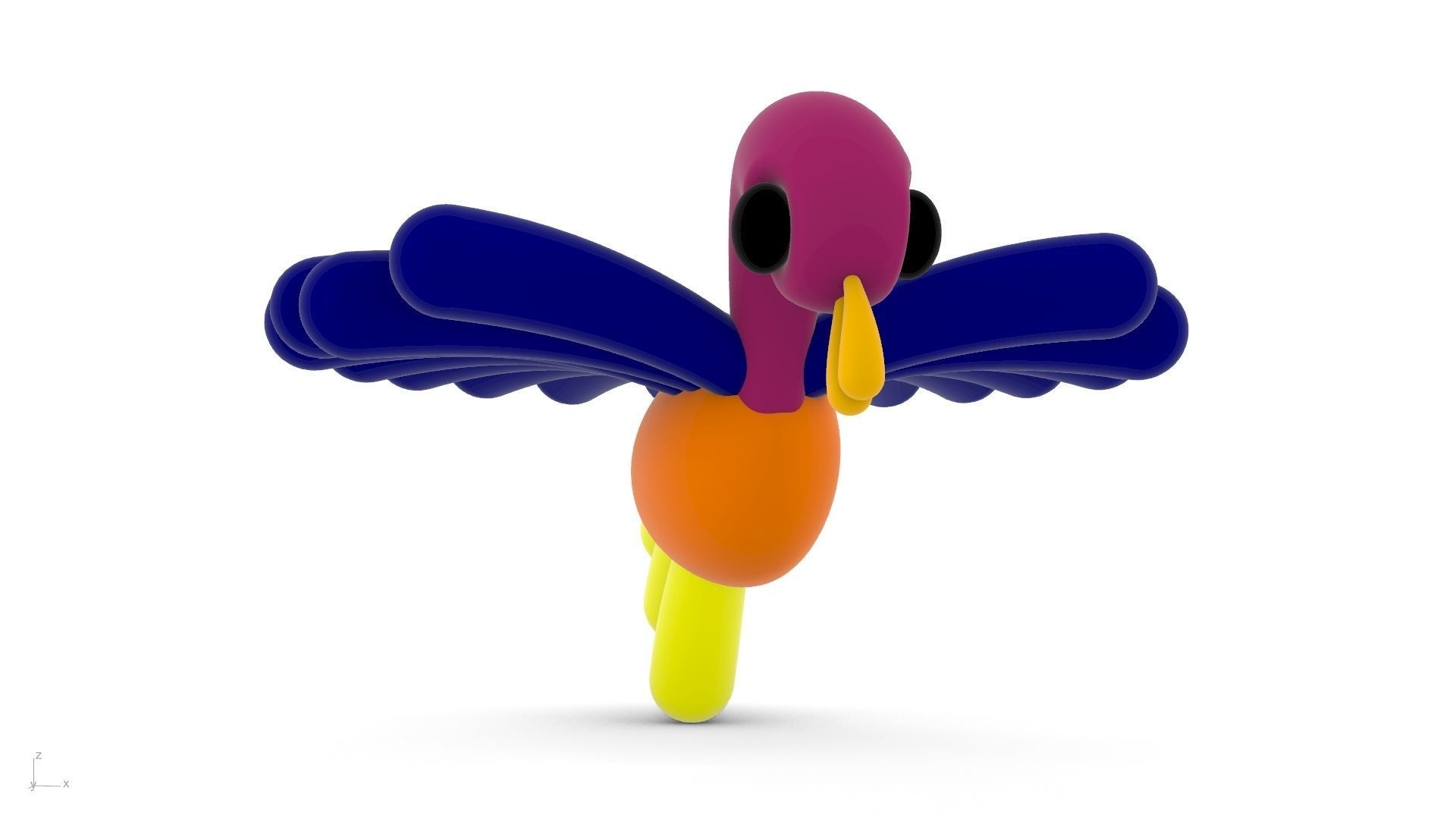 bird toy stl verified 3D print model_19