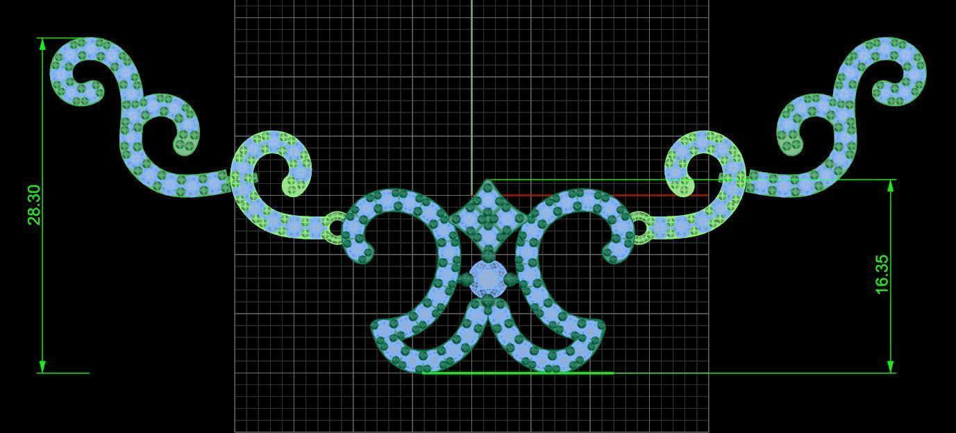 Pendant 0045 3D print model_3