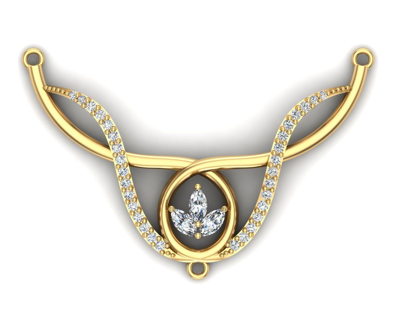 Pendant 0046 3D print model_2