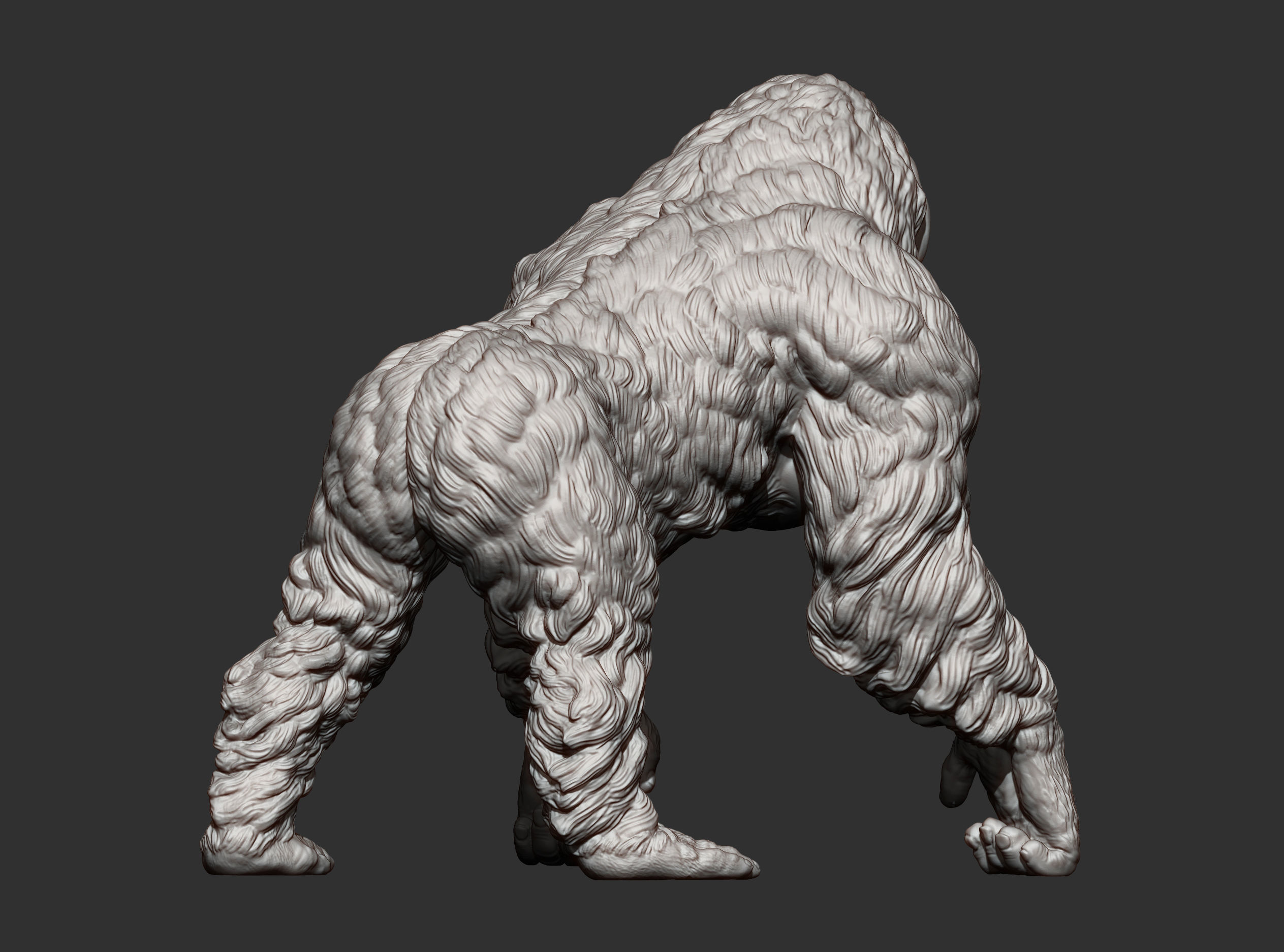 Orangutan 3D print model_8