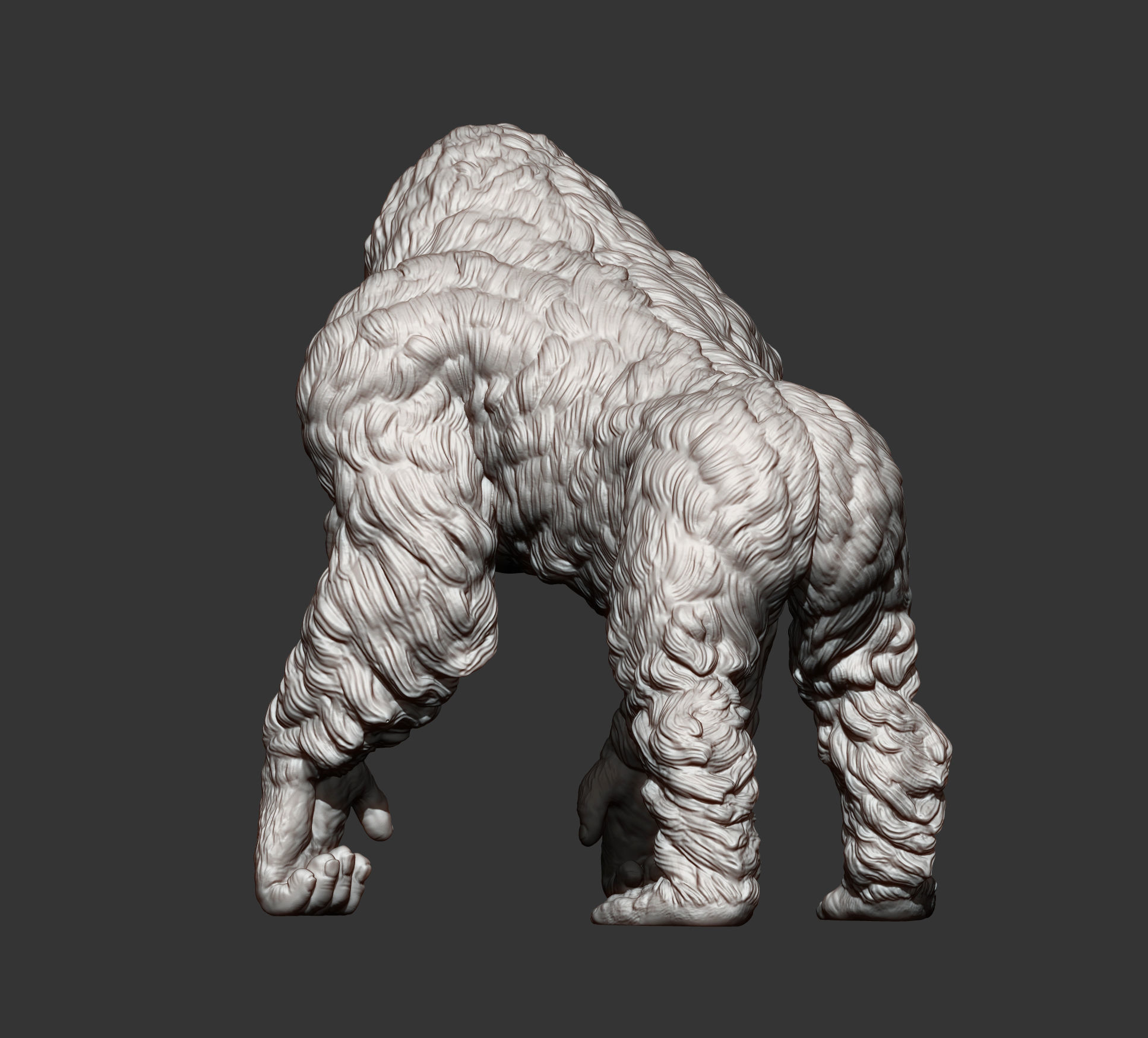 Orangutan 3D print model_12