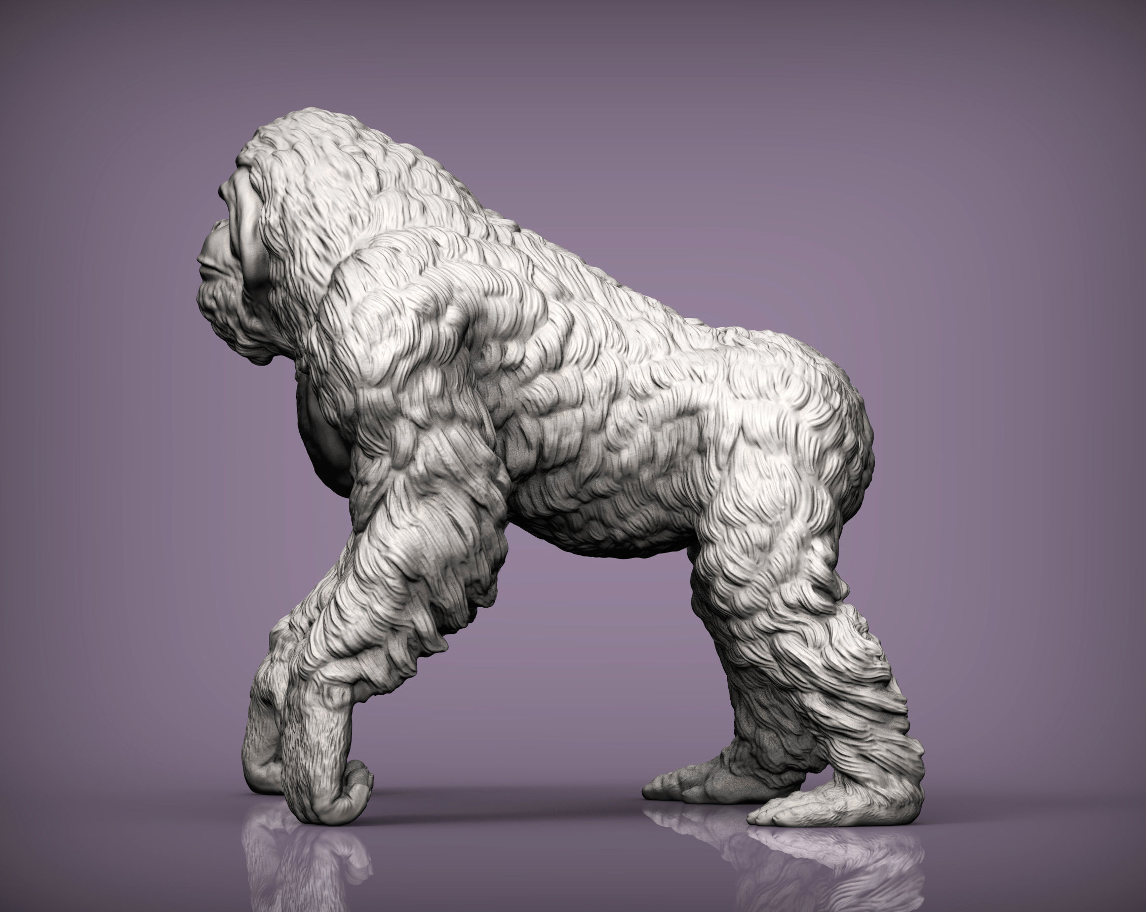Orangutan 3D print model_1
