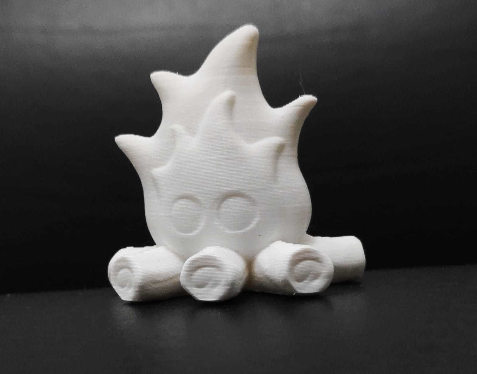 Campfire fireball 3D print model_8
