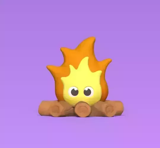 Campfire fireball 3D print model