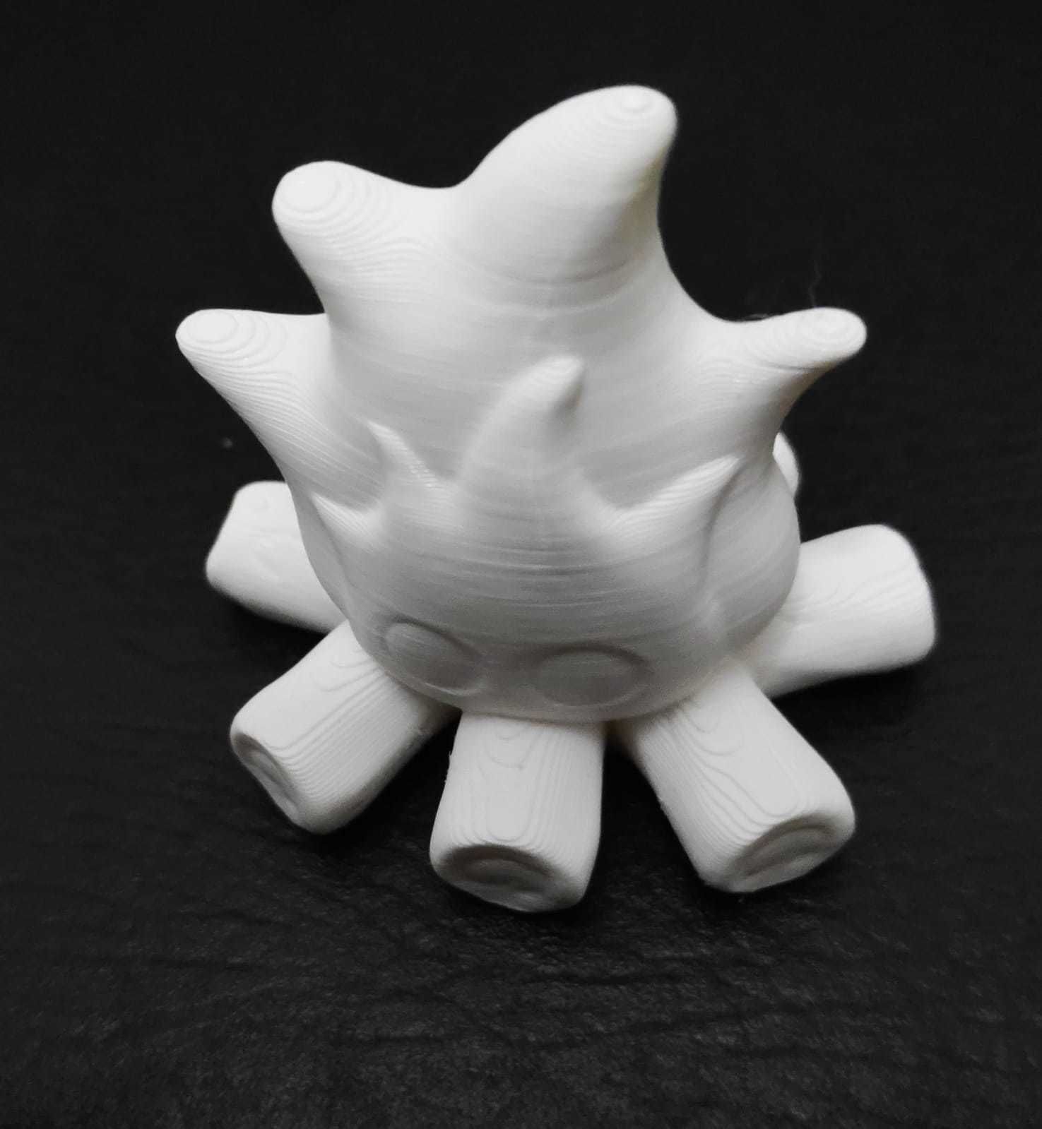 Campfire fireball 3D print model_11