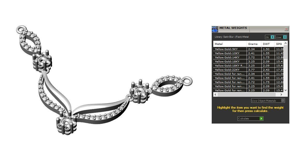 Pendant 0047 3D print model_10