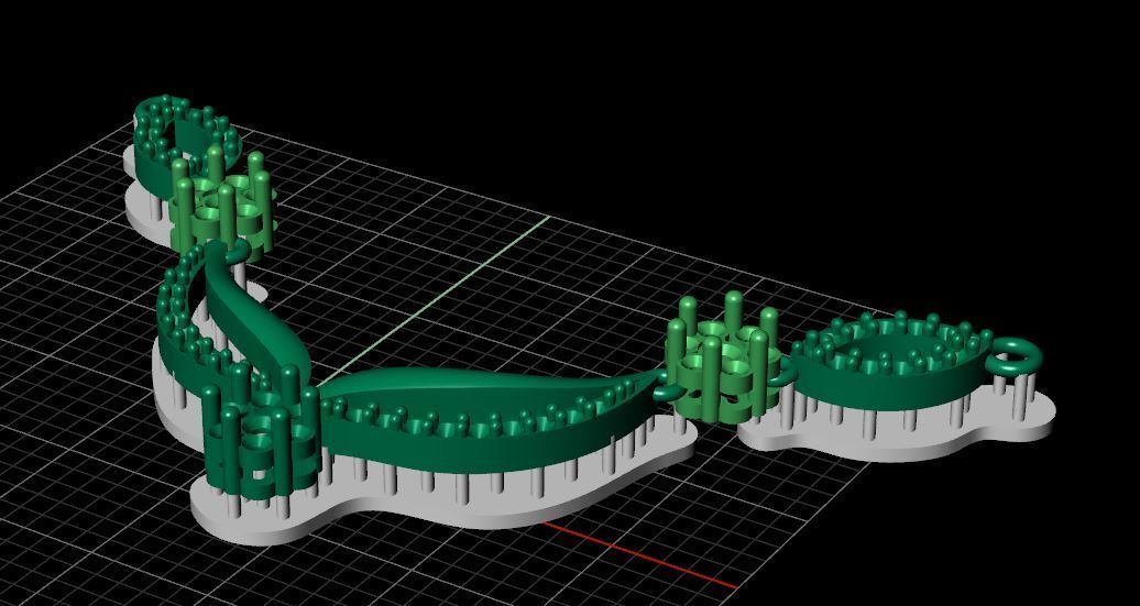 Pendant 0047 3D print model_4