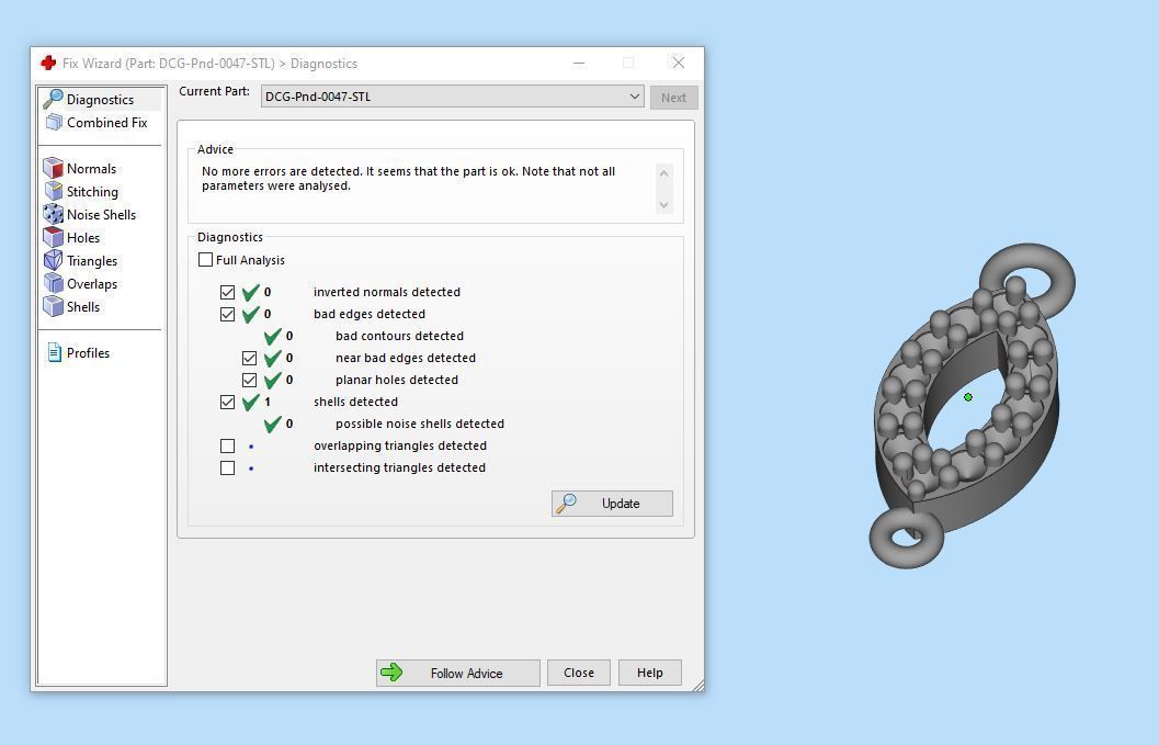 Pendant 0047 3D print model_7