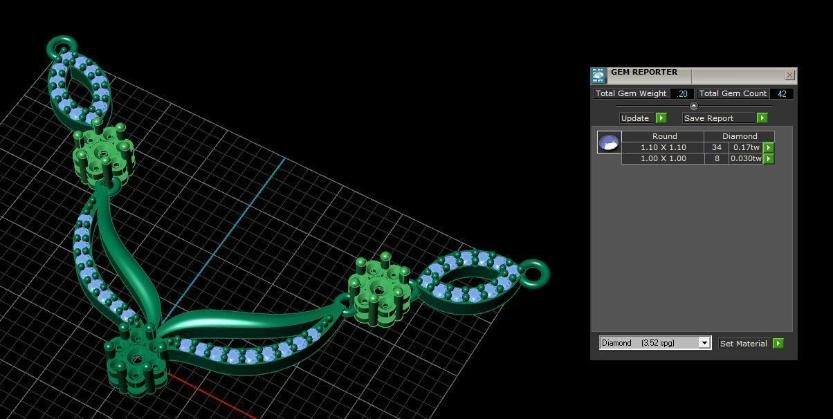 Pendant 0047 3D print model_6