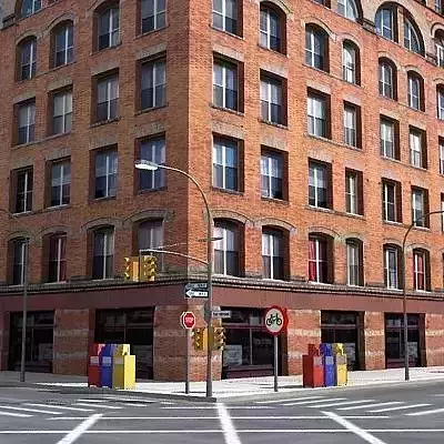 Low poly city block 26 Low-poly 3D model