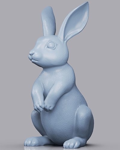 Rabbit bunny 3D print model
