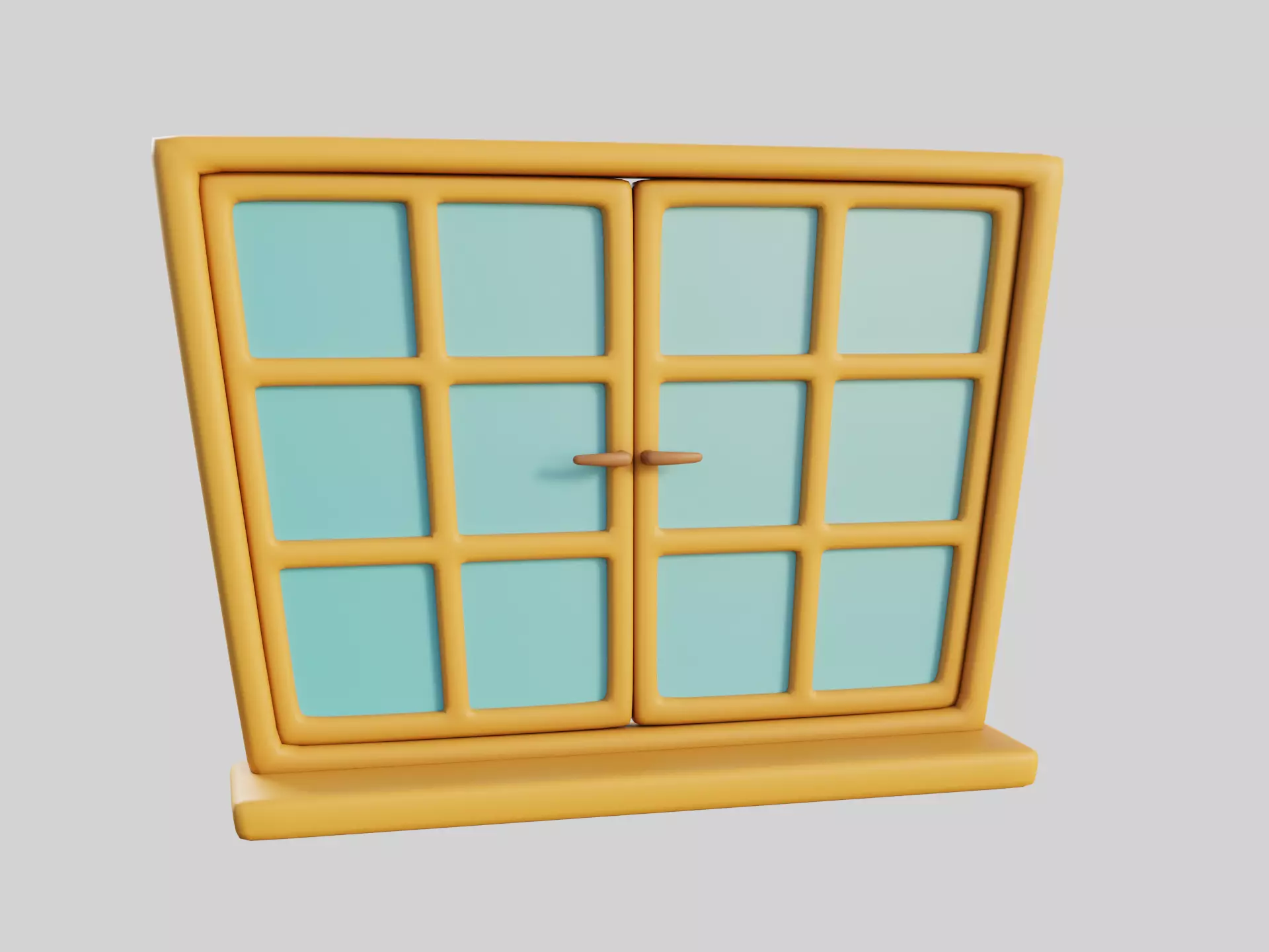 Cartoon Window 29b 3D model