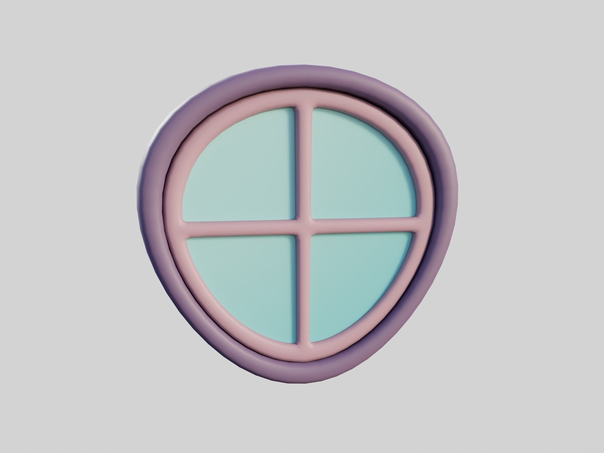 Cartoon Window 31b 3D model_5