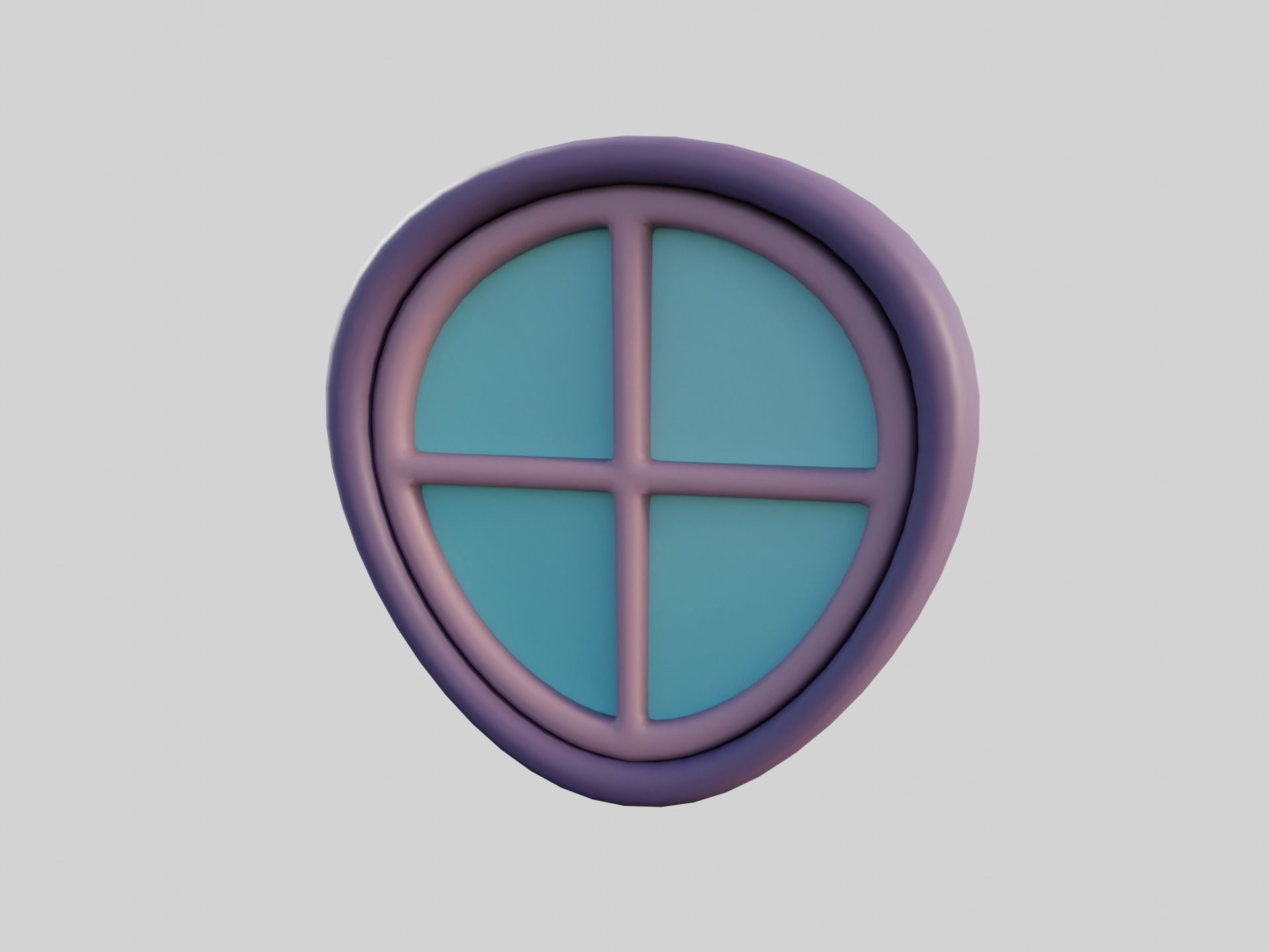 Cartoon Window 31b 3D model_9