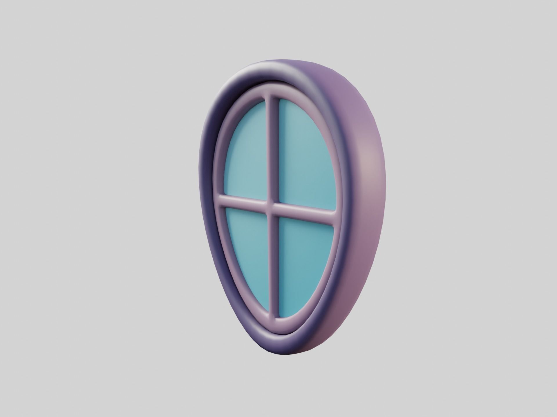 Cartoon Window 31b 3D model_3