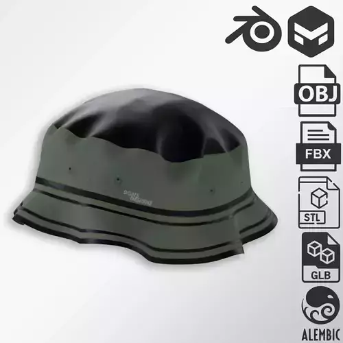 Bob Hat Low-poly 3D model