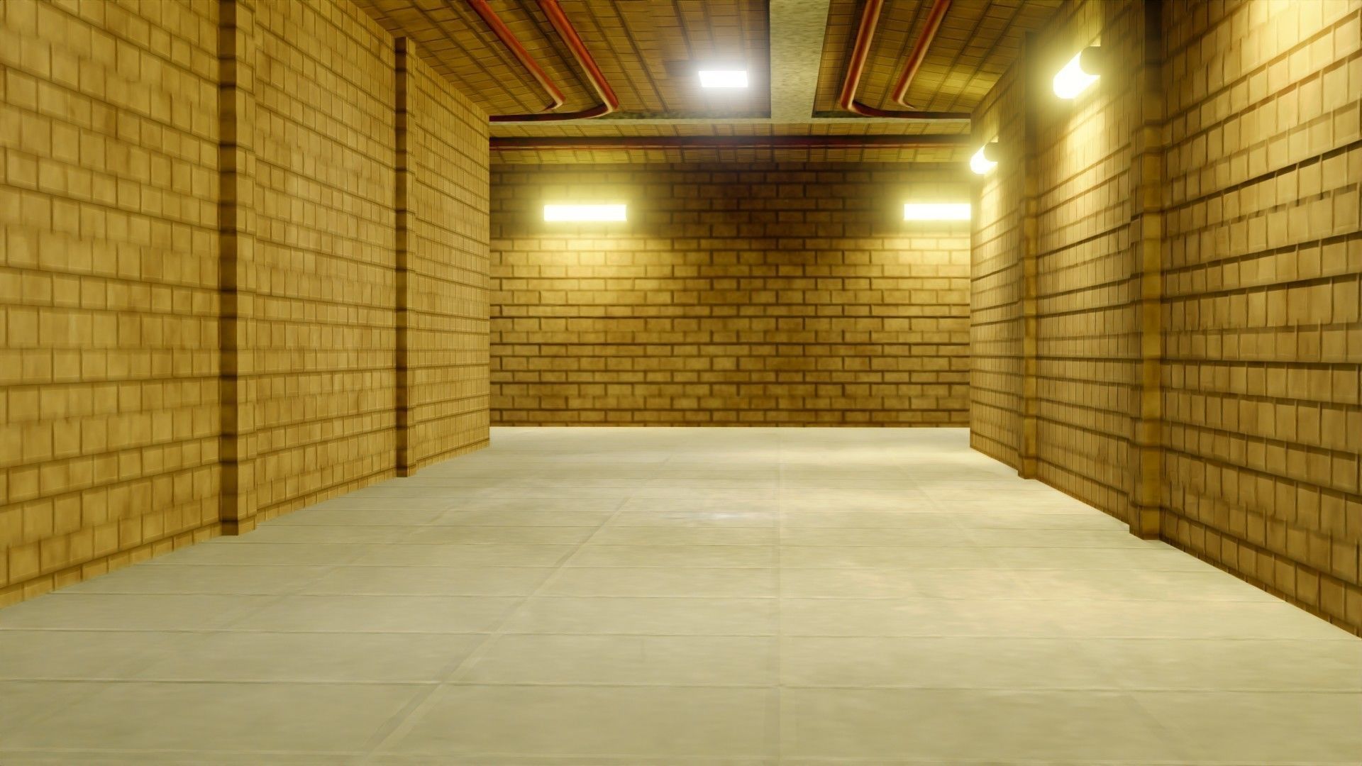 Subway Interior - Game Ready - PBR Low-poly 3D model_6