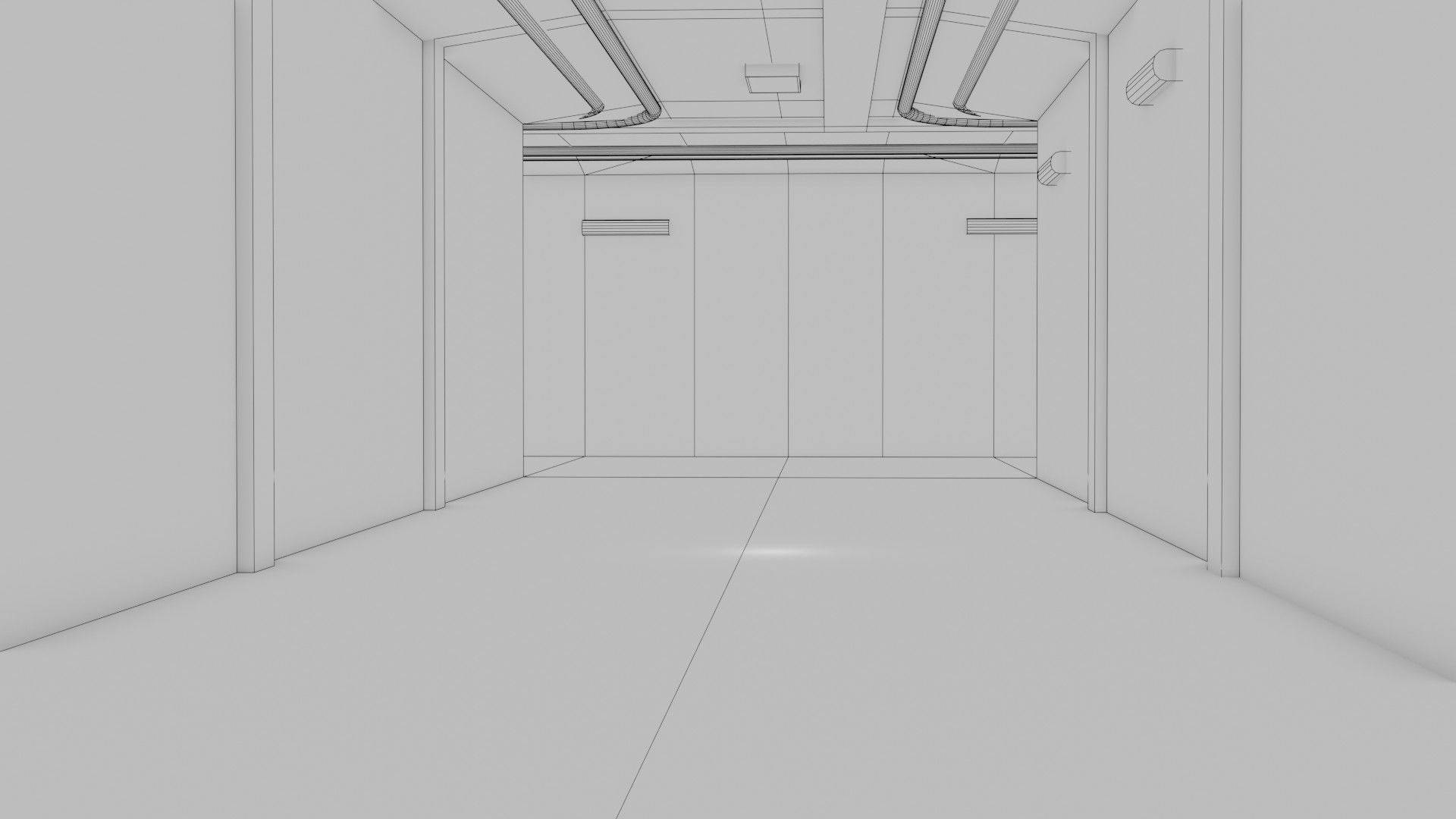 Subway Interior - Game Ready - PBR Low-poly 3D model_14