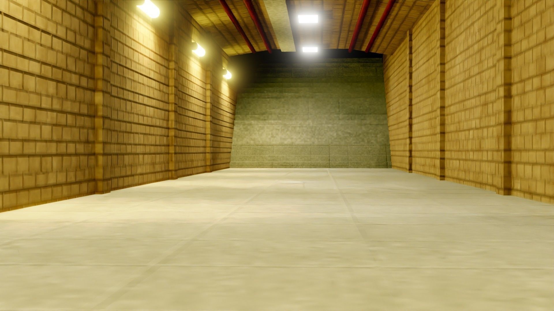 Subway Interior - Game Ready - PBR Low-poly 3D model_7