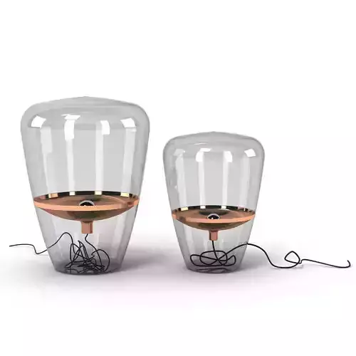 Brokis Kupfer Lamp Set 3D model