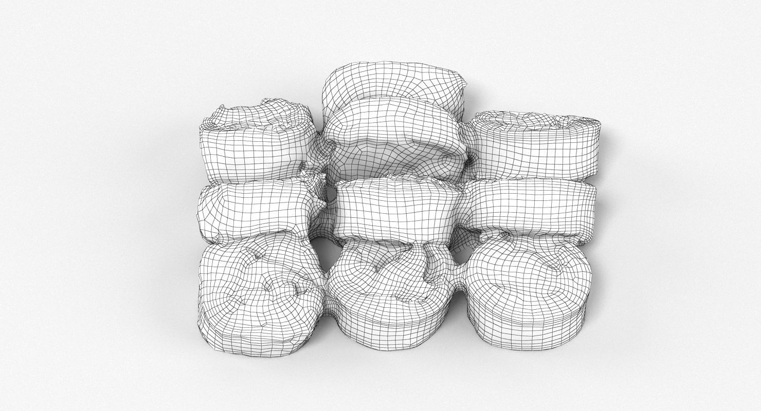 Sushi japanese 3D model_9