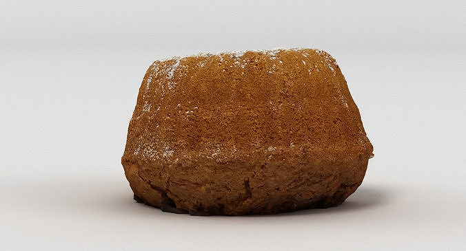 Guglhupf Cake 3 3D model 6