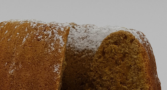 Guglhupf Cake 3 3D model 2