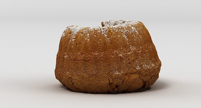 Guglhupf Cake 3 3D model 5