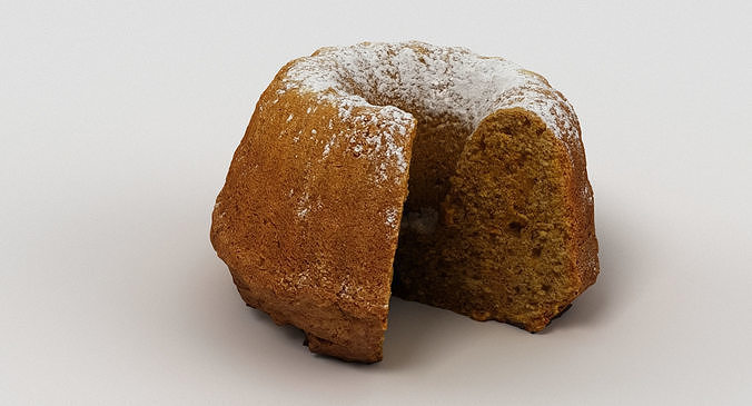 Guglhupf Cake 3 3D model 7