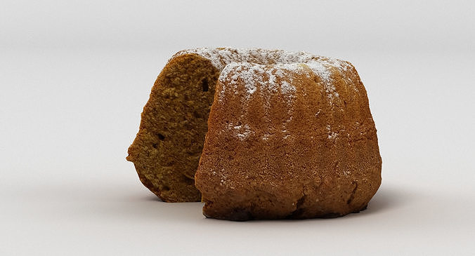 Guglhupf Cake 3 3D model 4