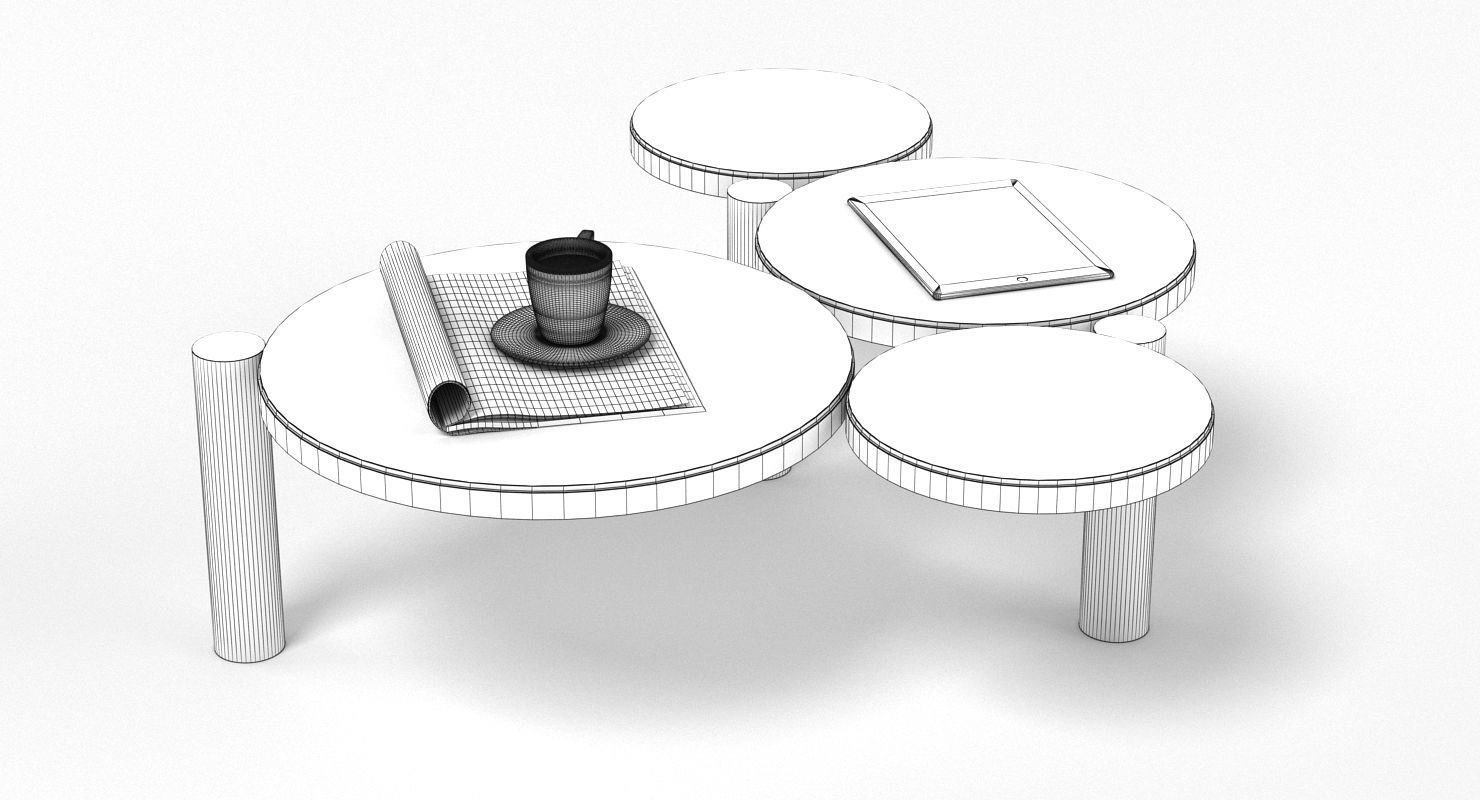 Espuma Coffee Table 3D model_1