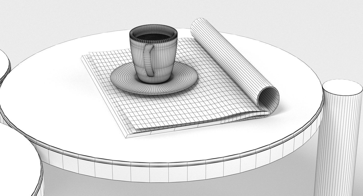 Espuma Coffee Table 3D model_7