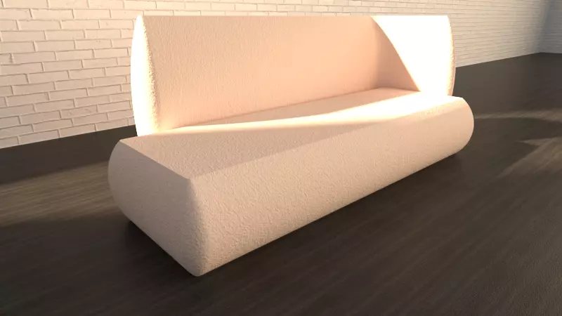 sofa modern 3D model_0