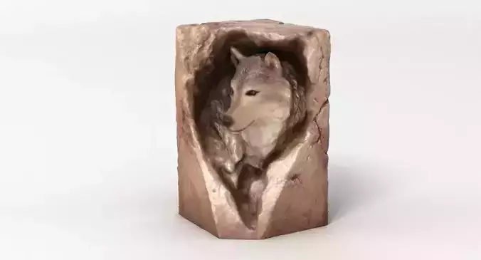 Wolf Statue