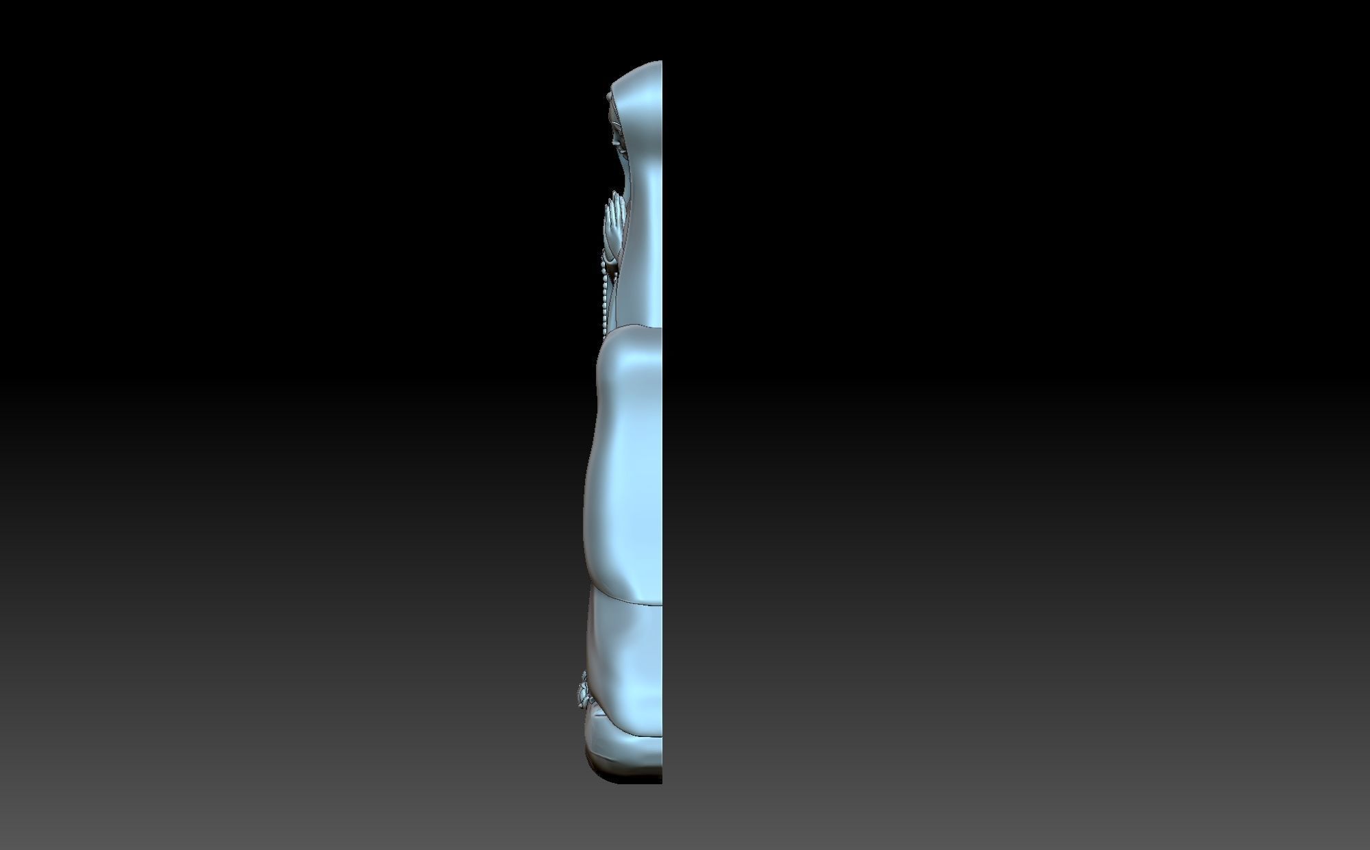 Madonna di lourds 3D print model_2