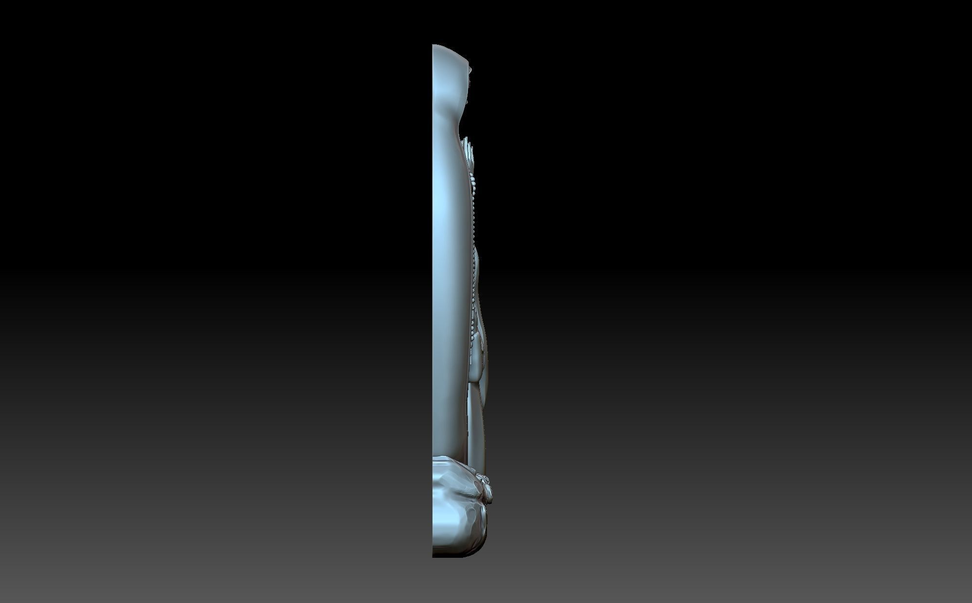 Madonna di lourds 3D print model_5