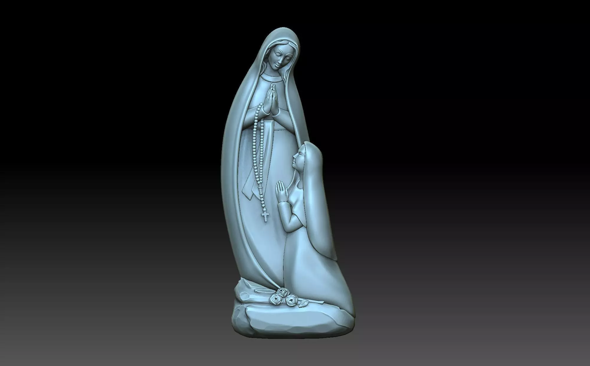 Madonna di lourds 3D print model_0