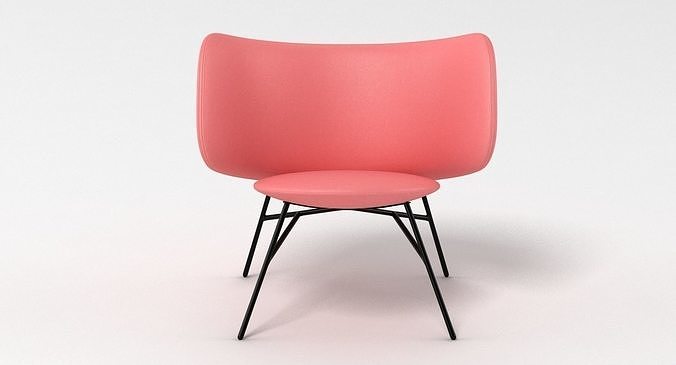PlusHalle Stella 2 Chair 3D model 2