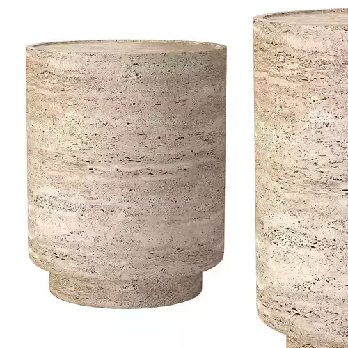  VITOLO CARVED ROUND SIDE TABLE