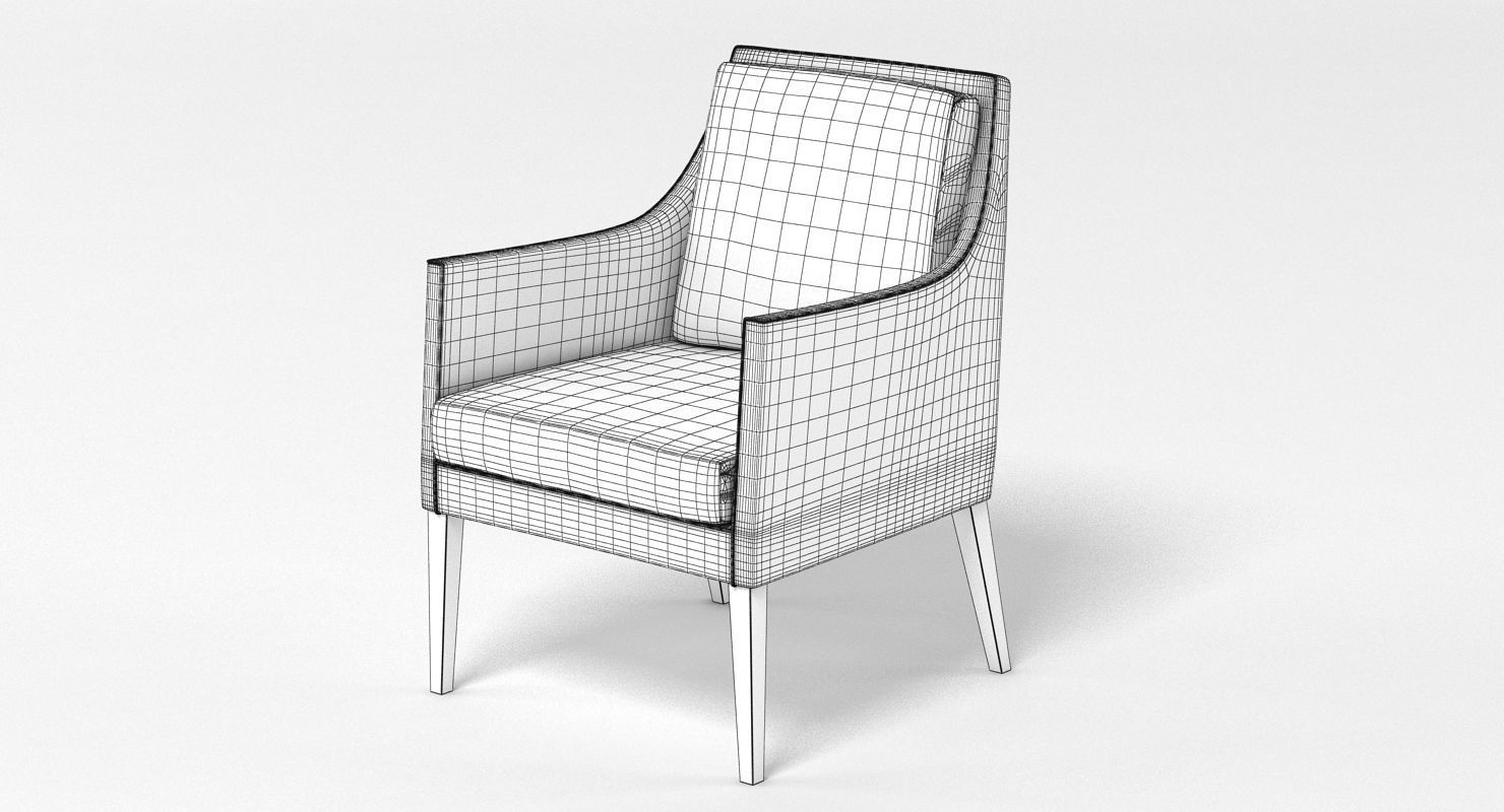 Flexform Pat Chair 3D model_3