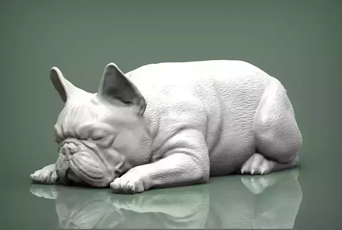 French Bulldog 3D print model