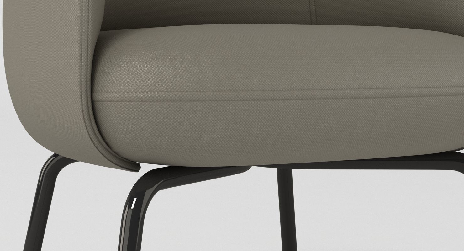 PlusHalle Low Nest Chair 3D model_1