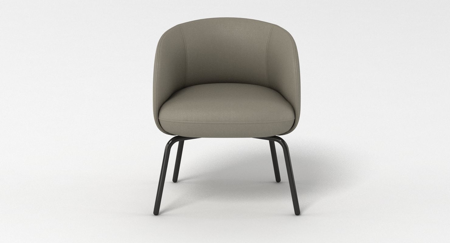 PlusHalle Low Nest Chair 3D model_2
