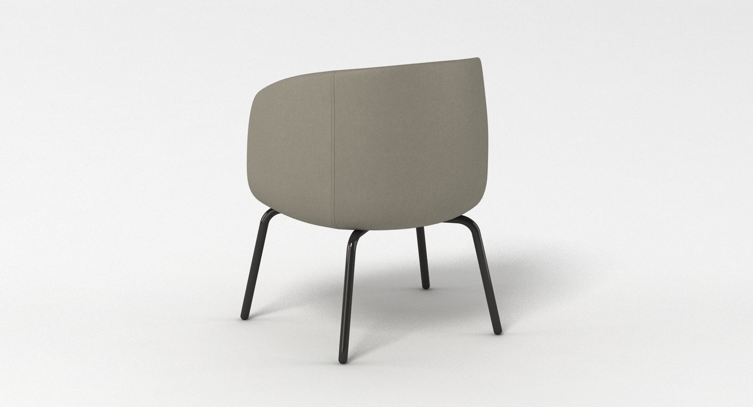 PlusHalle Low Nest Chair 3D model_5