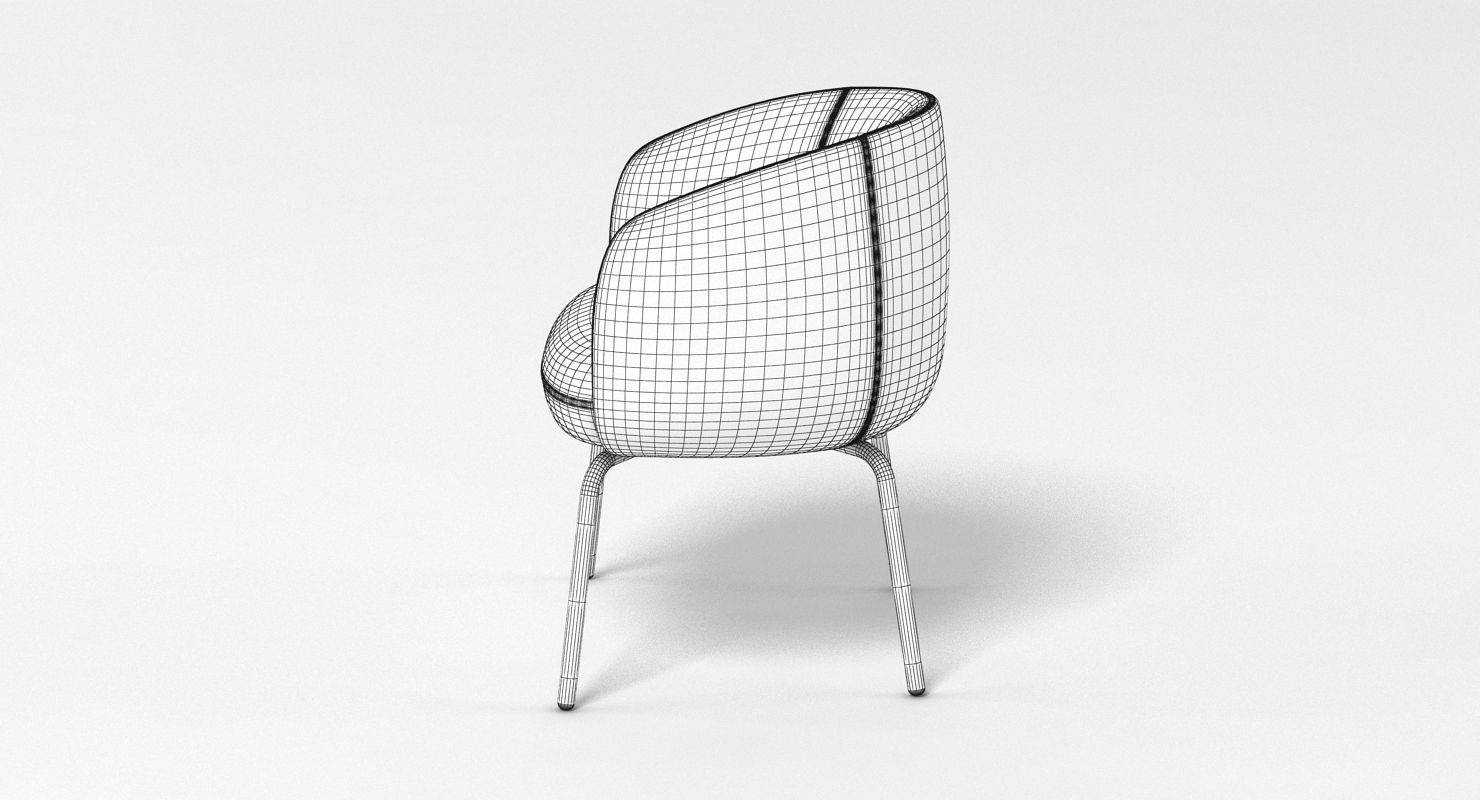 PlusHalle Low Nest Chair 3D model_8