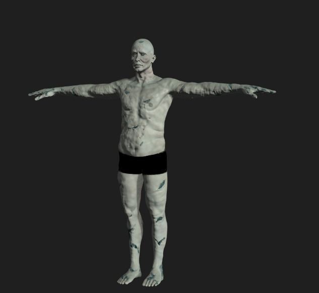 Zombie Free 3D model_0